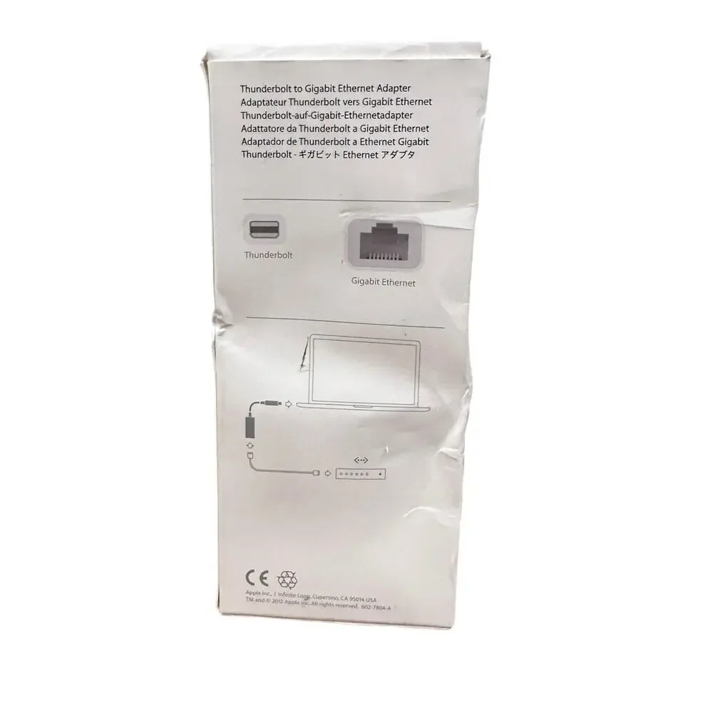 Genuine Apple Thunderbolt to Gigabit Ethernet Adapter MD463ZM/A